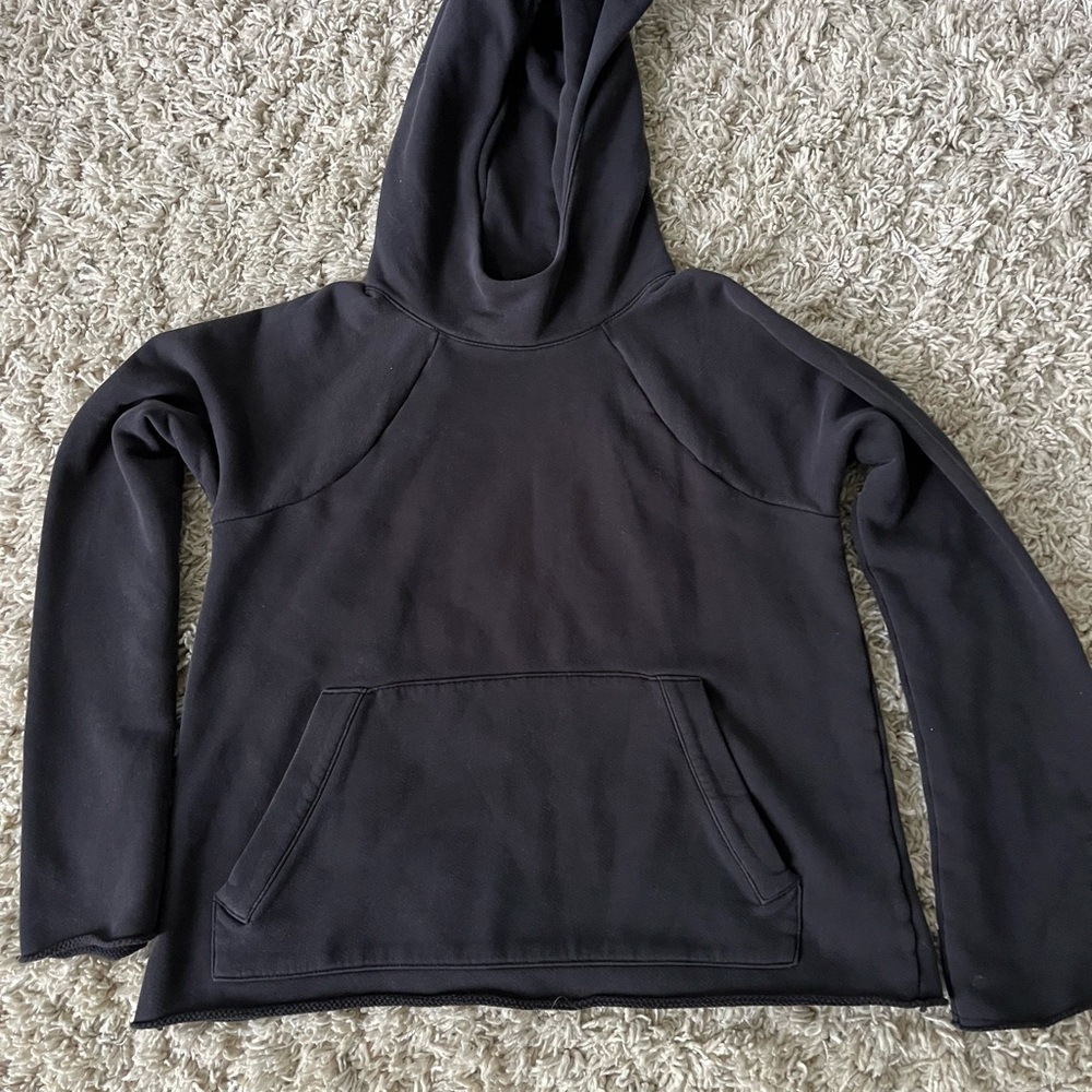 Athleta size Small Black Hoodie with Front Pocket